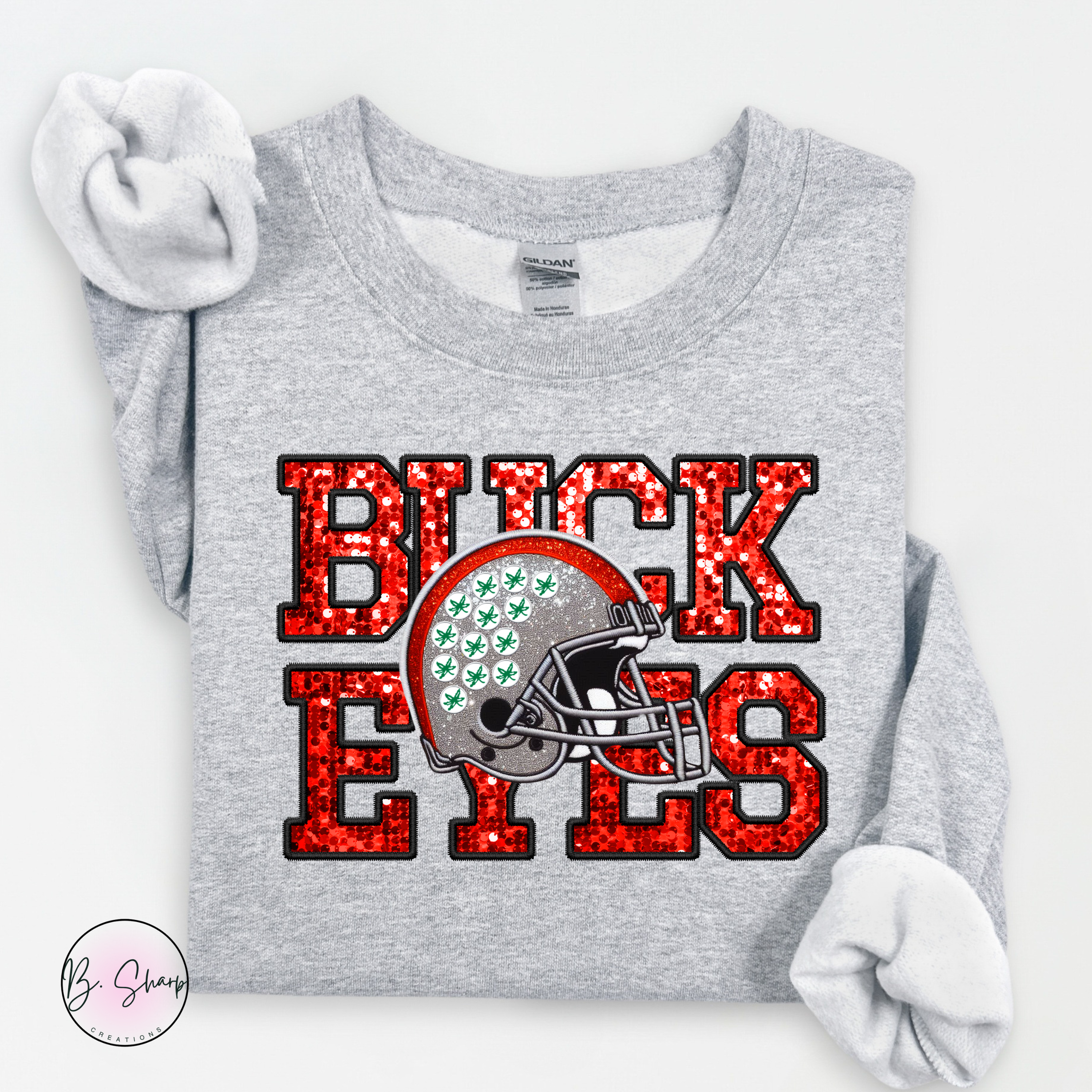 OSU Buckeyes Faux Sequins